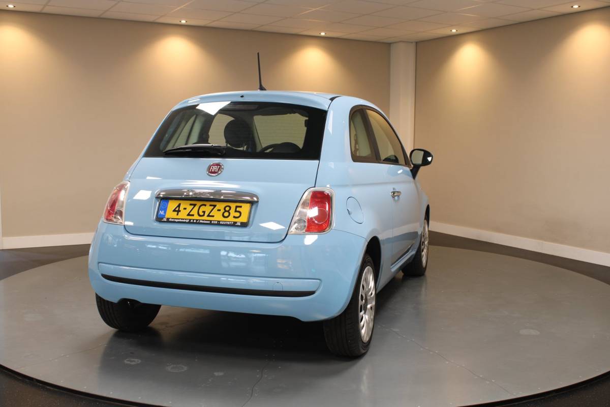 Fiat 500 Fiat 500 1.0 TwinAir Pop *Baby Blue* Top onderhouden! Airco|Isofix|NAP|Origineel NL|Prachtige kleur!