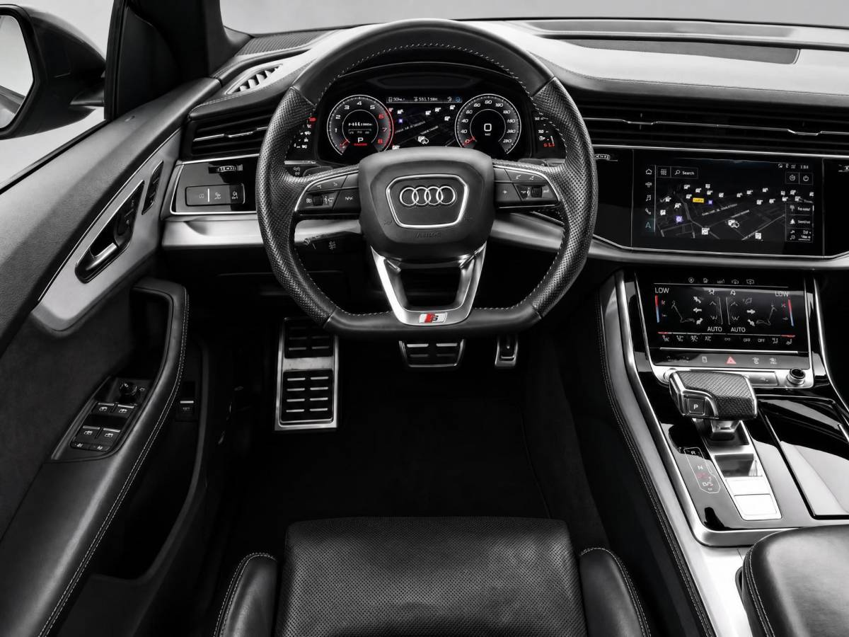 Audi Q8 Audi Q8 55 TFSI 340pk Tiptronic Quattro Pro Line S · Panoramadak · Leder · Luchtvering · 360 Camera · Stoelmassage · Stoelventilatie · 22” Inch · Bang & Olufsen ·