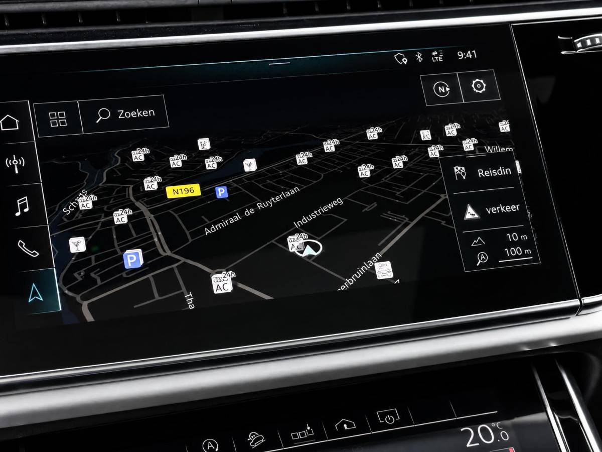 Audi Q8 Audi Q8 55 TFSI 340pk Tiptronic Quattro Pro Line S · Panoramadak · Leder · Luchtvering · 360 Camera · Stoelmassage · Stoelventilatie · 22” Inch · Bang & Olufsen ·