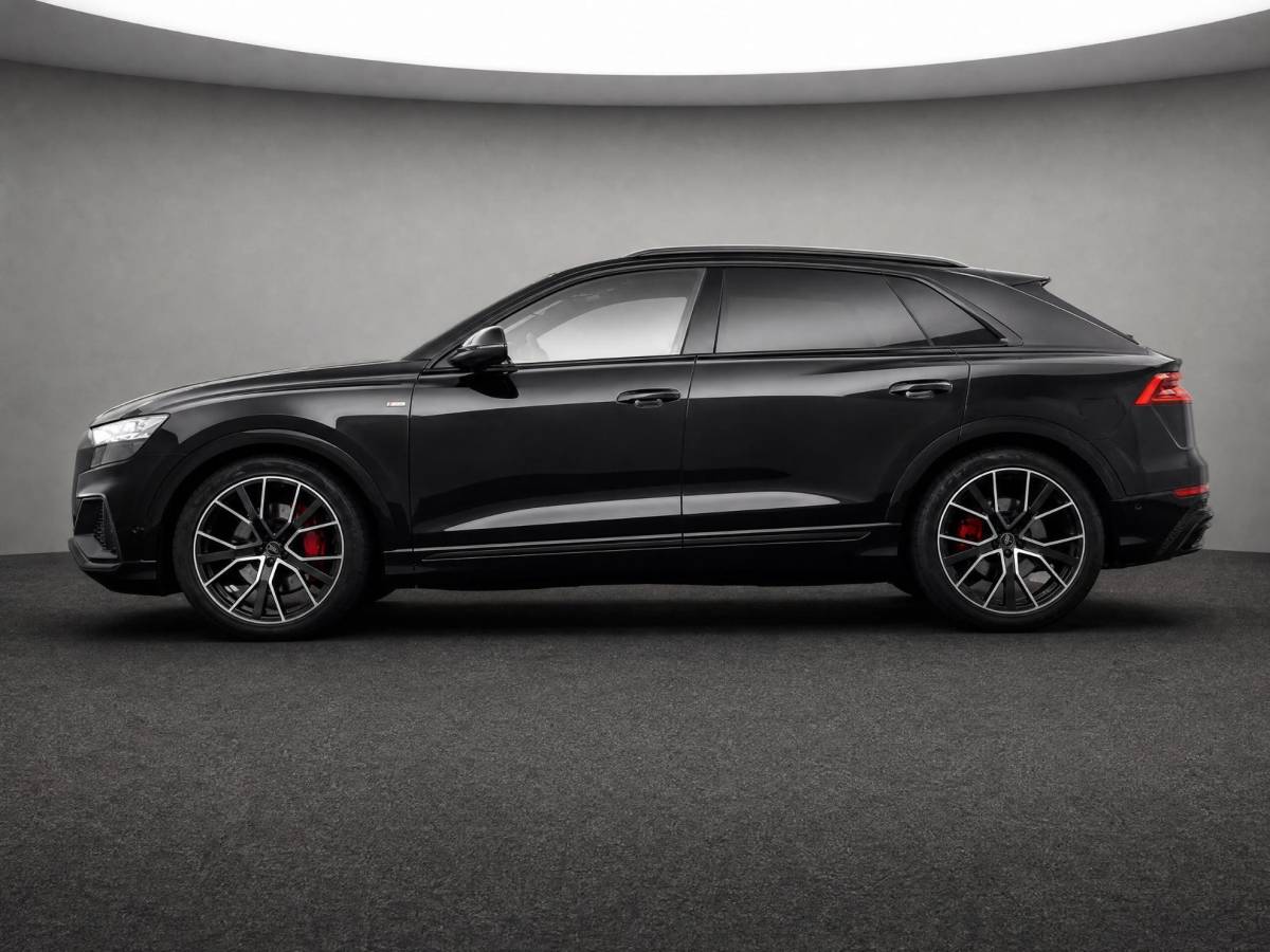 Audi Q8 Audi Q8 55 TFSI 340pk Tiptronic Quattro Pro Line S · Panoramadak · Leder · Luchtvering · 360 Camera · Stoelmassage · Stoelventilatie · 22” Inch · Bang & Olufsen ·