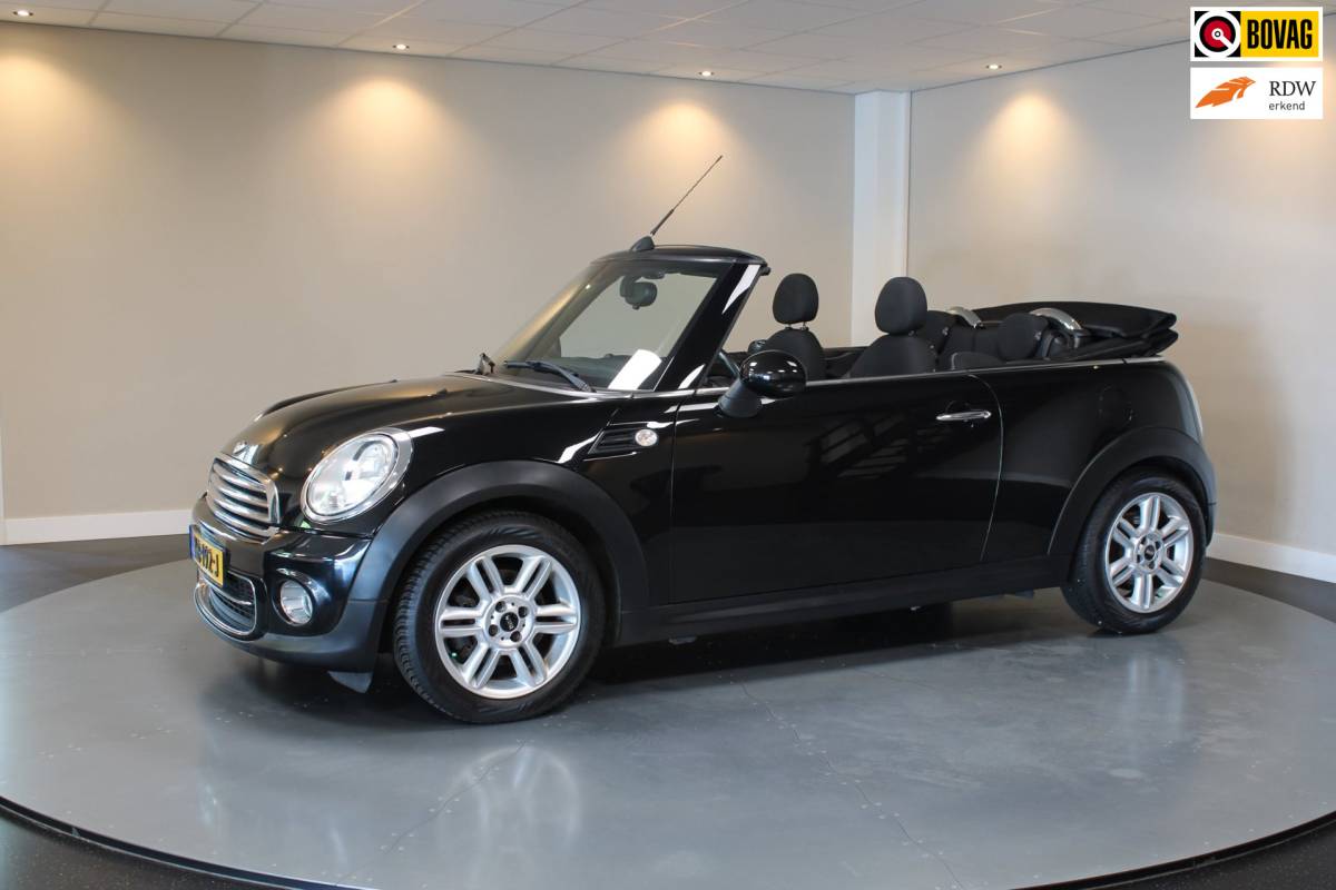 MINI Cooper Cabrio Mini Cabrio 1.6 Cooper Chili *Sfeerverlichting* Stoelverw.|Climate|Cruise|PDC|Half-Leder|6-Bak|Autom.Verlichting/Ruitenwissers