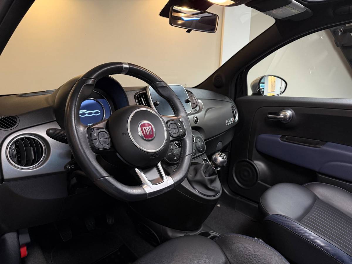 Fiat 500C Fiat 500 C 0.9 TwinAir Turbo Rockstar *Carplay* Cruise|Navi|Climate|DAB|BT|All-seasons|Cabrio|Half-Leder|Digitaal-dashboard