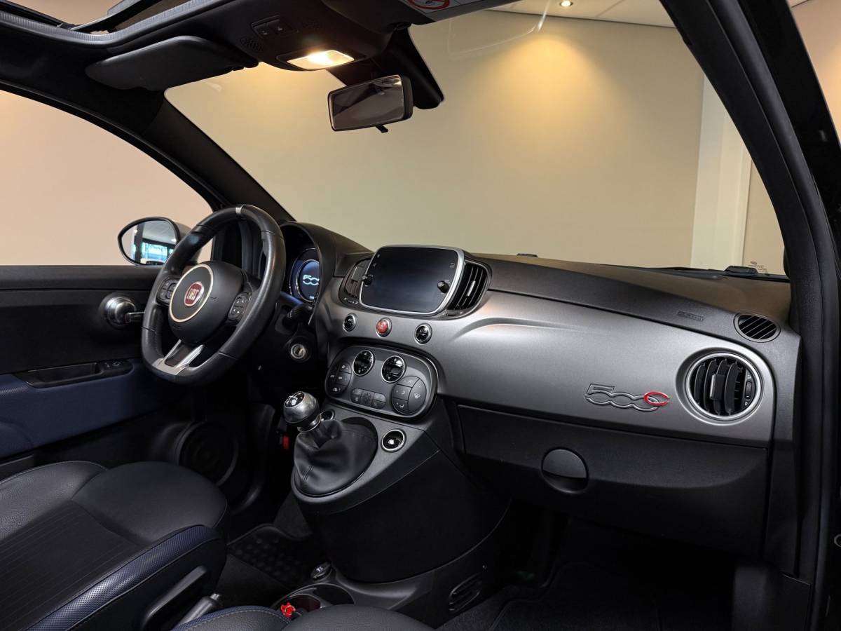 Fiat 500C Fiat 500 C 0.9 TwinAir Turbo Rockstar *Carplay* Cruise|Navi|Climate|DAB|BT|All-seasons|Cabrio|Half-Leder|Digitaal-dashboard