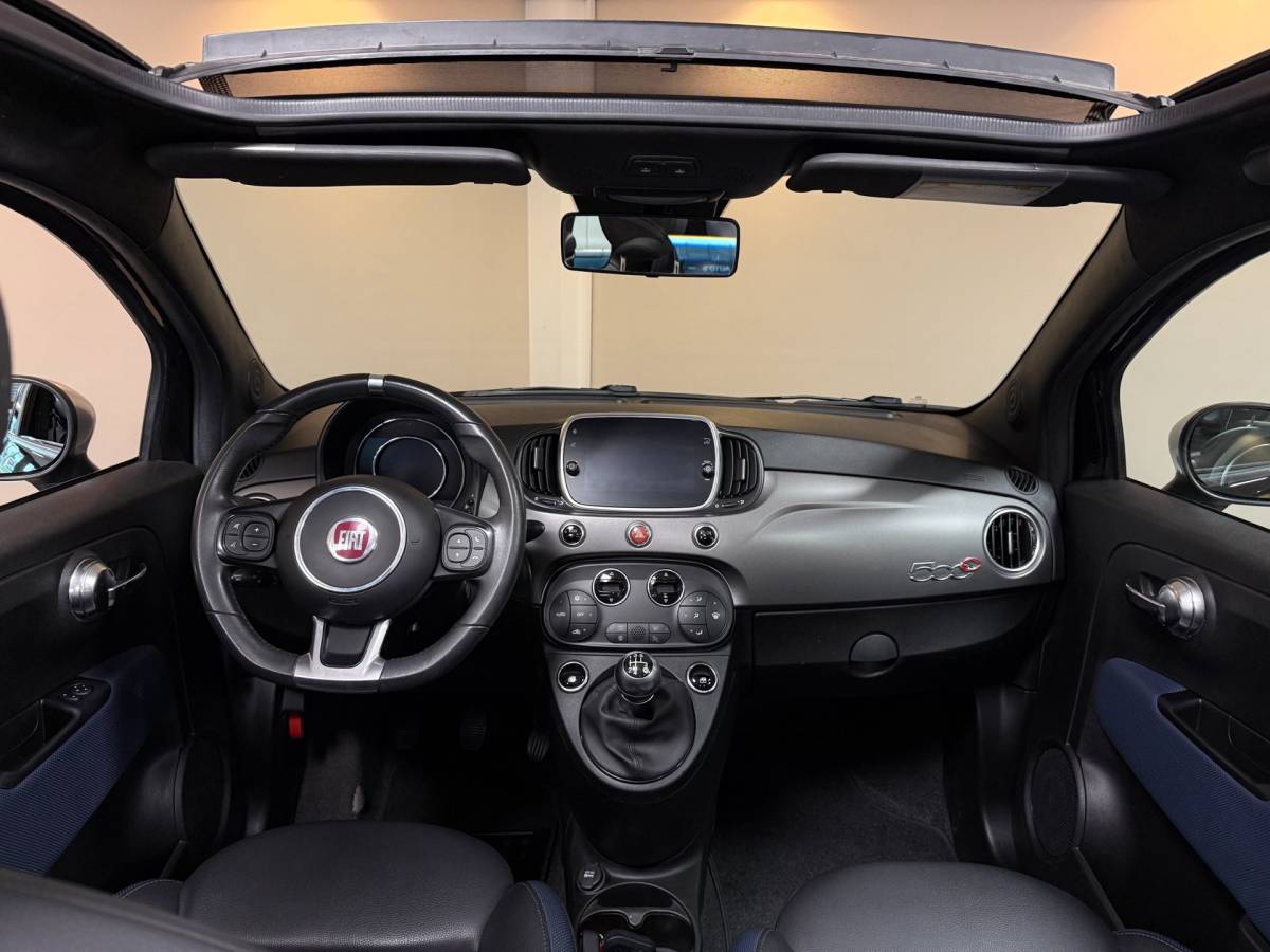 Fiat 500C Fiat 500 C 0.9 TwinAir Turbo Rockstar *Carplay* Cruise|Navi|Climate|DAB|BT|All-seasons|Cabrio|Half-Leder|Digitaal-dashboard