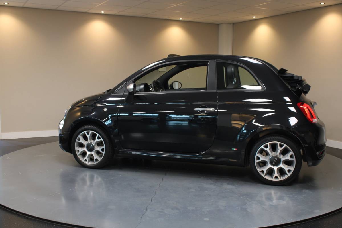 Fiat 500C Fiat 500 C 0.9 TwinAir Turbo Rockstar *Carplay* Cruise|Navi|Climate|DAB|BT|All-seasons|Cabrio|Half-Leder|Digitaal-dashboard
