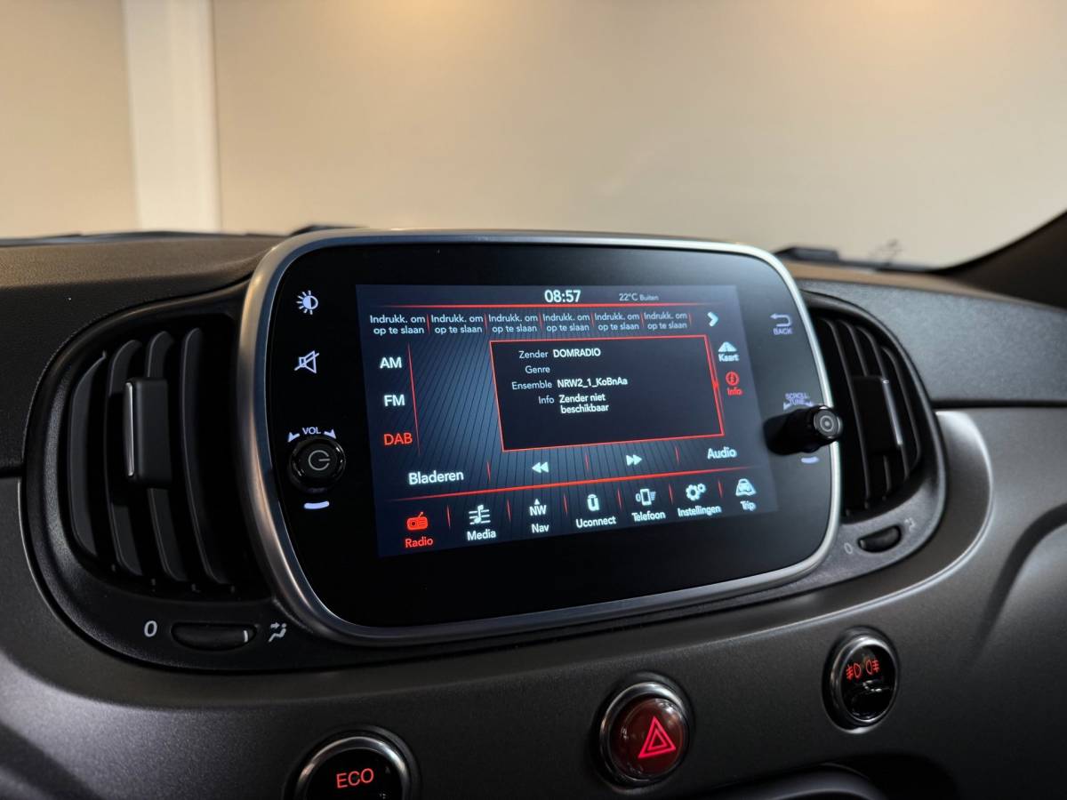 Fiat 500C Fiat 500 C 0.9 TwinAir Turbo Rockstar *Carplay* Cruise|Navi|Climate|DAB|BT|All-seasons|Cabrio|Half-Leder|Digitaal-dashboard