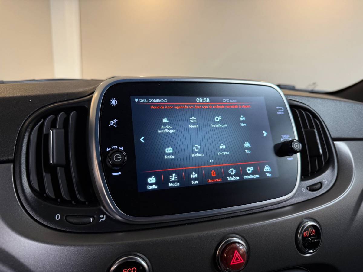 Fiat 500C Fiat 500 C 0.9 TwinAir Turbo Rockstar *Carplay* Cruise|Navi|Climate|DAB|BT|All-seasons|Cabrio|Half-Leder|Digitaal-dashboard
