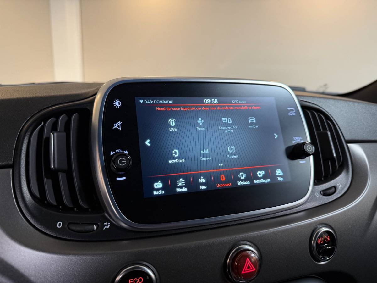 Fiat 500C Fiat 500 C 0.9 TwinAir Turbo Rockstar *Carplay* Cruise|Navi|Climate|DAB|BT|All-seasons|Cabrio|Half-Leder|Digitaal-dashboard