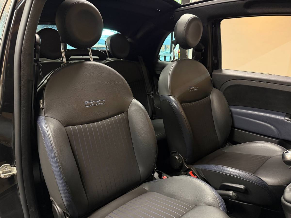 Fiat 500C Fiat 500 C 0.9 TwinAir Turbo Rockstar *Carplay* Cruise|Navi|Climate|DAB|BT|All-seasons|Cabrio|Half-Leder|Digitaal-dashboard