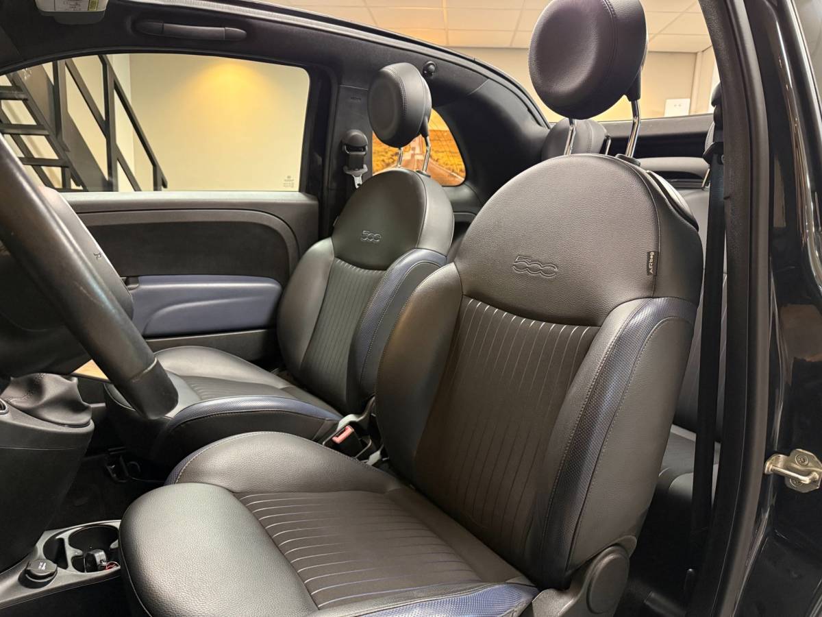 Fiat 500C Fiat 500 C 0.9 TwinAir Turbo Rockstar *Carplay* Cruise|Navi|Climate|DAB|BT|All-seasons|Cabrio|Half-Leder|Digitaal-dashboard