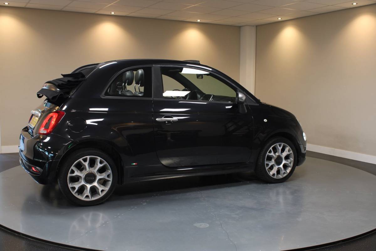 Fiat 500C Fiat 500 C 0.9 TwinAir Turbo Rockstar *Carplay* Cruise|Navi|Climate|DAB|BT|All-seasons|Cabrio|Half-Leder|Digitaal-dashboard