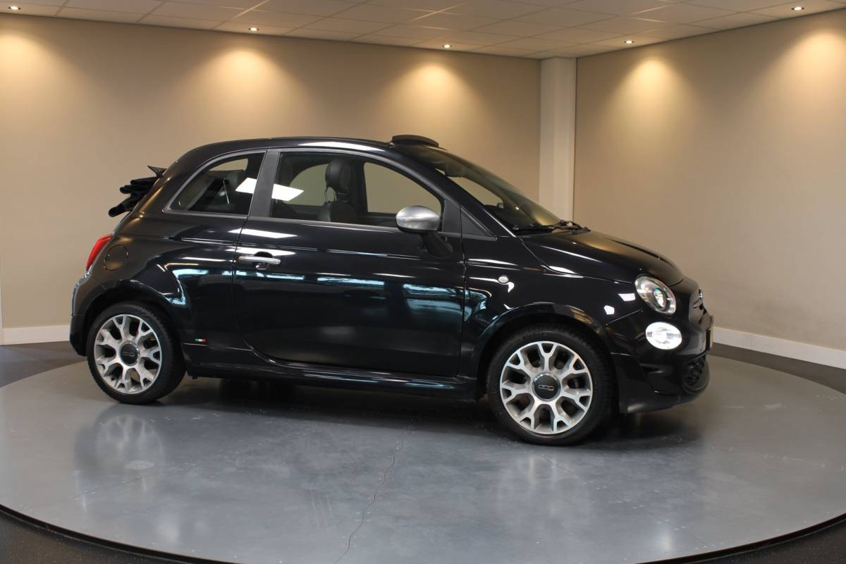 Fiat 500C Fiat 500 C 0.9 TwinAir Turbo Rockstar *Carplay* Cruise|Navi|Climate|DAB|BT|All-seasons|Cabrio|Half-Leder|Digitaal-dashboard