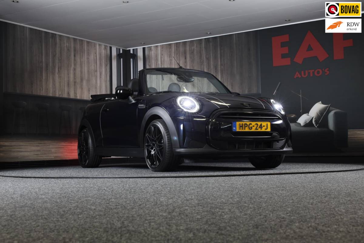 MINI Cooper Cabrio Mini Mini Cabrio 1.5 Cooper / AUT / Navi / 136 Pk / Cruise Control / Leder / Ecc / Elek Pakket / Led / Pdc / 18 Inch