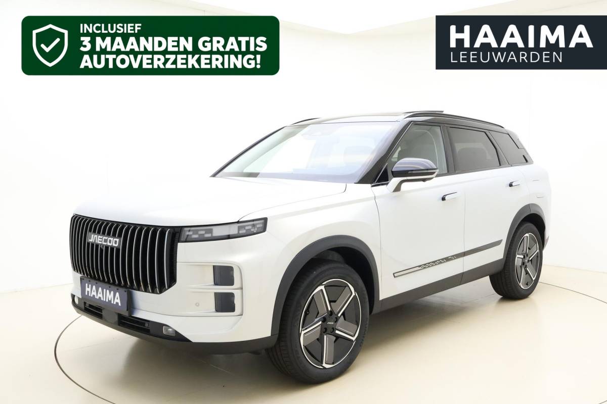Jaecoo 7 Jaecoo 7 Exclusive | RIJKLAAR INCLUSIEF €2.500,- REGISTRATIEVOORDEEL | Glazen schuif-/ kanteldak | 7 jaar garantie tot 150.000 km | 360 3D Camera | Lederen bekleding | Stoelventilatie & verwarming | Elektrische achterklep | Apple Carplay/Android auto