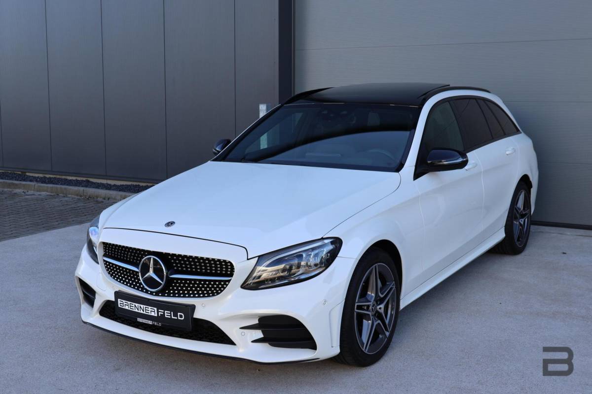 Mercedes-Benz C-Klasse Mercedes C-klasse Estate 400 4MATIC AMG Line / Panoramadak / Memory stoelen / Night Pakket / Burmester Surround