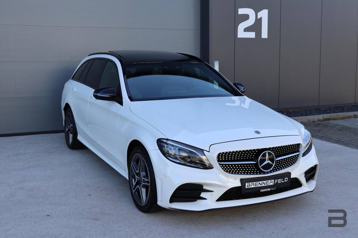 Mercedes-Benz C-Klasse Mercedes C-klasse Estate 400 4MATIC AMG Line / Panoramadak / Memory stoelen / Night Pakket / Burmester Surround