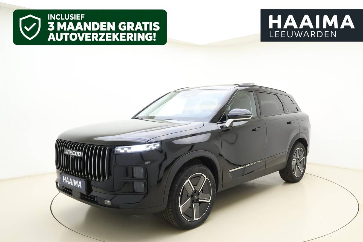 Jaecoo 7 Jaecoo 7 1.5 TGDI SHS-P Exclusive | RIJKLAAR INCLUSIEF €2.500,- REGISTRATIEVOORDEEL | Glazen schuif-/ kanteldak | 7 jaar garantie tot 150.000 km | 360 3D Camera | Lederen bekleding | Stoelventilatie & verwarming | Elektrische achterklep | Apple Carplay/Android auto