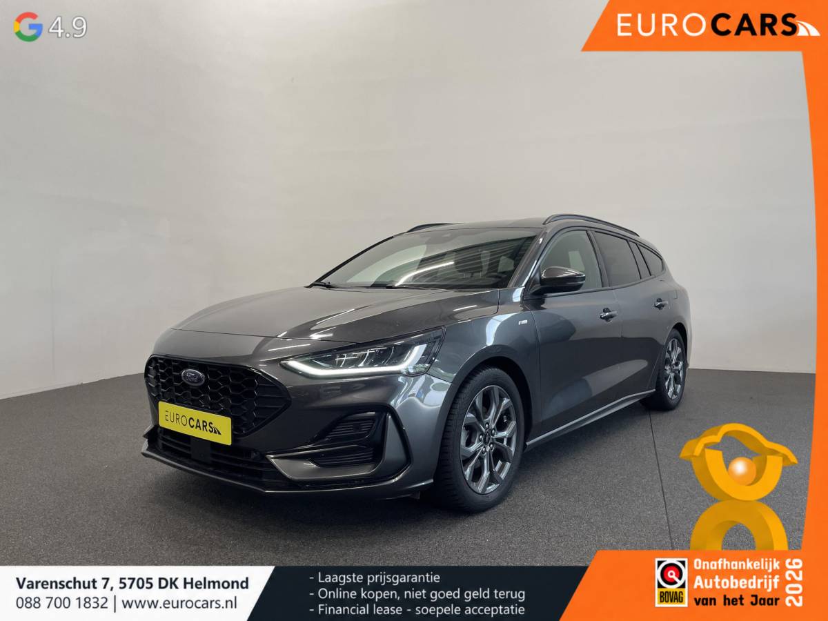 Ford Focus Ford Focus Wagon 1.0 EcoBoost Hybrid 155 pk ST Line Automaat LED Winterpakket PDC VA+Camera Carplay Navi Adaptive Cruise Control Privacy Glass