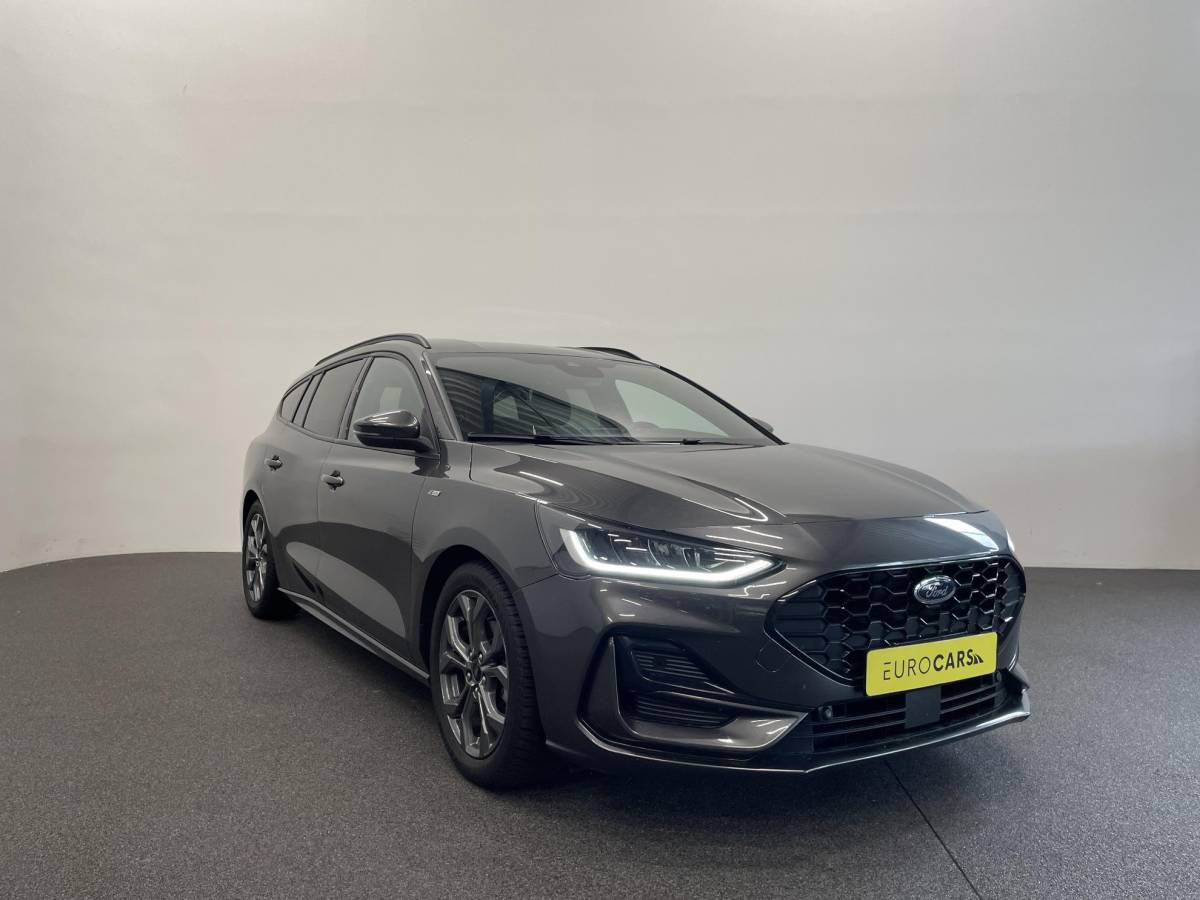 Ford Focus Ford Focus Wagon 1.0 EcoBoost Hybrid 155 pk ST Line Automaat LED Winterpakket PDC VA+Camera Carplay Navi Adaptive Cruise Control Privacy Glass