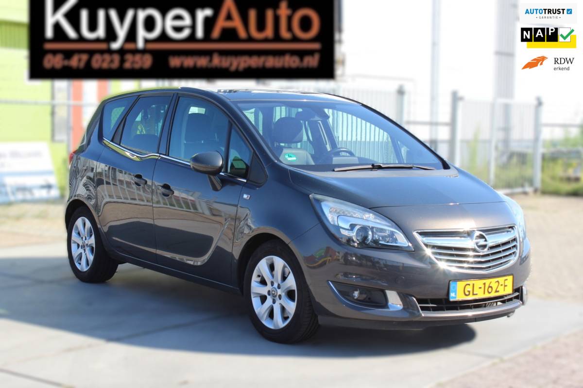 Opel Meriva Opel Meriva 1.4 Turbo Cosmo automaat dealer onderhouden trekhaak leder full opt