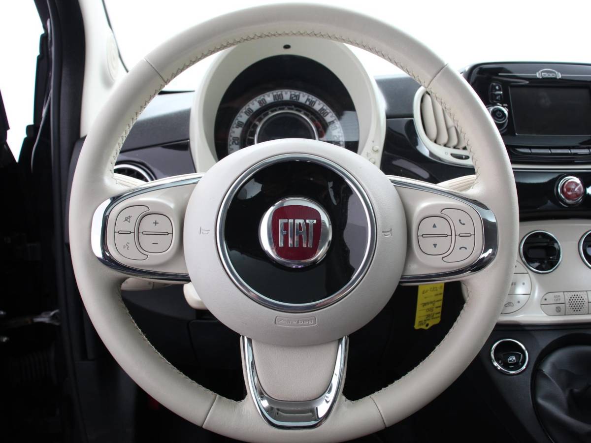 Fiat 500 Fiat 500 1.2 Lounge Navigatie Leder Interieur Climate Control Panoramadak Parkeer sensoren