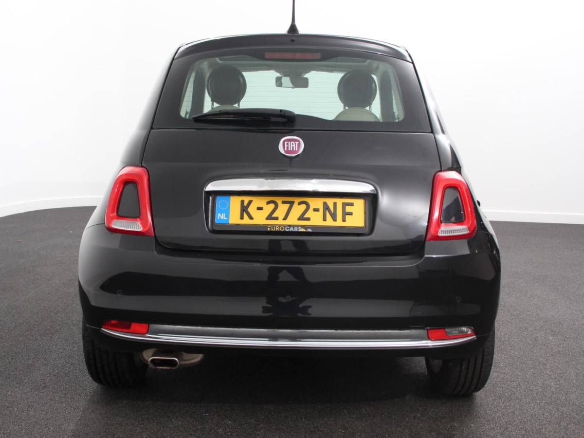 Fiat 500 Fiat 500 1.2 Lounge Navigatie Leder Interieur Climate Control Panoramadak Parkeer sensoren
