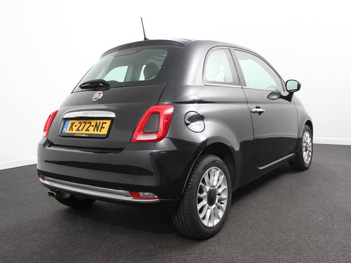 Fiat 500 Fiat 500 1.2 Lounge Navigatie Leder Interieur Climate Control Panoramadak Parkeer sensoren