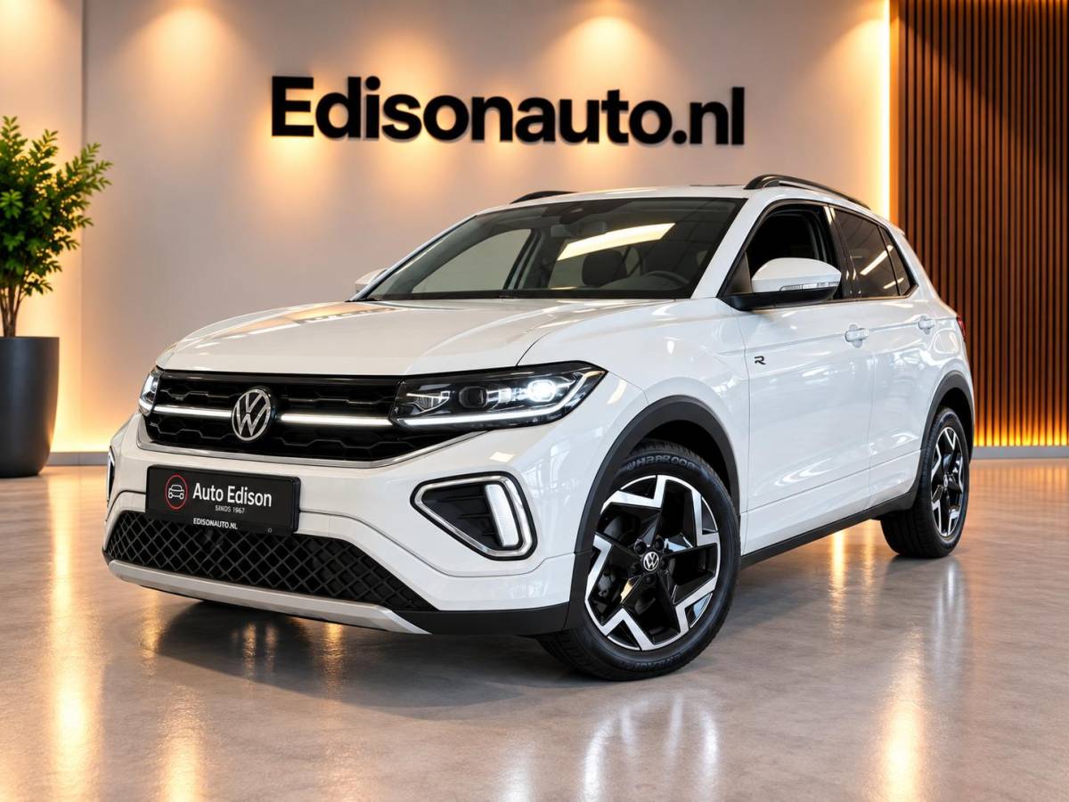 Volkswagen T-Cross Volkswagen T-Cross 1.0 TSI R-Line Edition DSG 116PK *NAVI*APP*MATRIX*