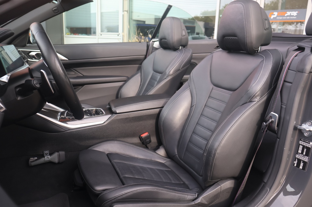 BMW 4 Serie BMW 4-Serie Cabrio (g23) 420i M-Sport 184pk | Dravitgrau | Carbon | ACC | Climate | HUD | Stoelverwarming | Camera