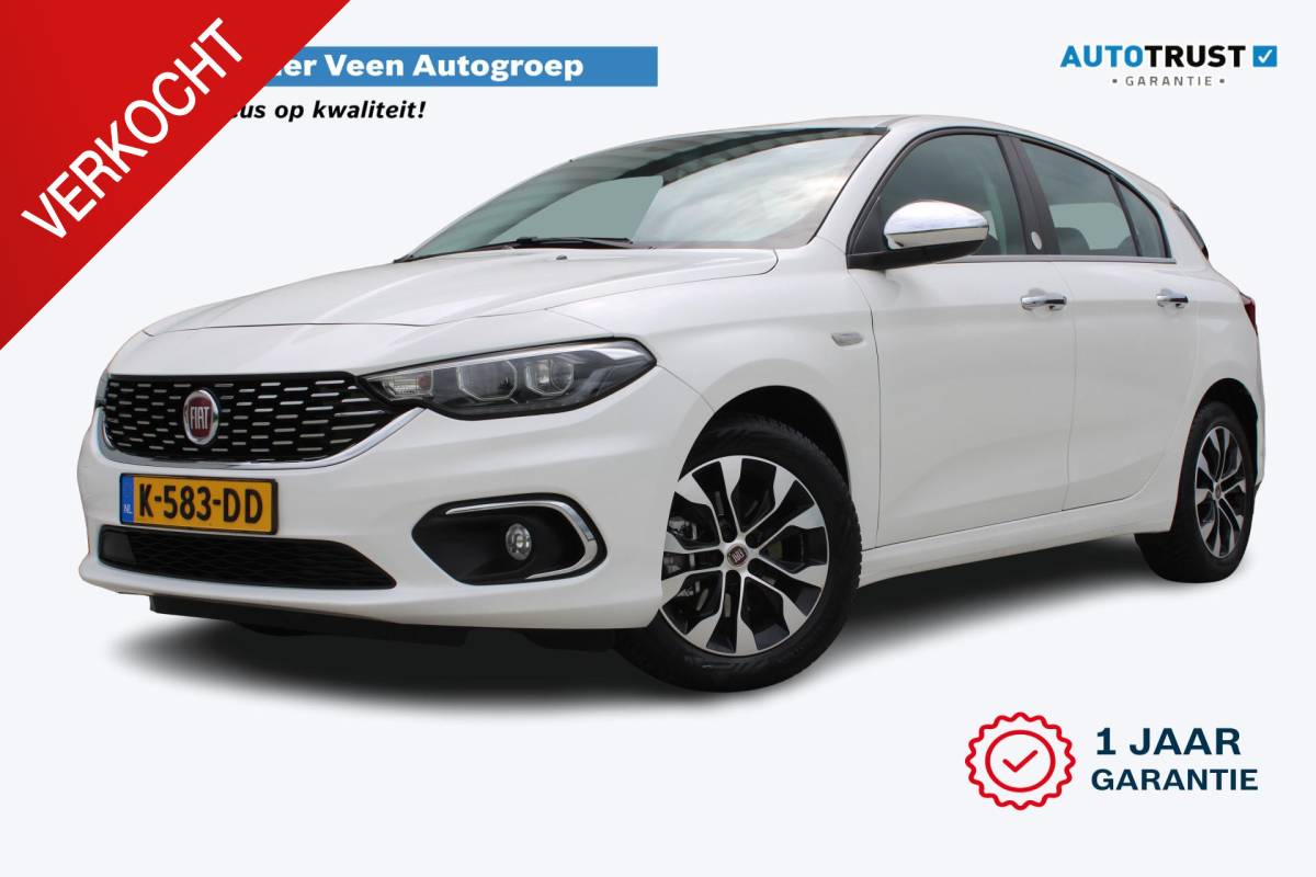 Fiat Tipo Fiat Tipo 1.4 Mirror | Incl. 12 maanden garantie | Cruise control | Airco | Trekhaak | DAB radio | navigatie | Bluetooth | Parkeercamera |