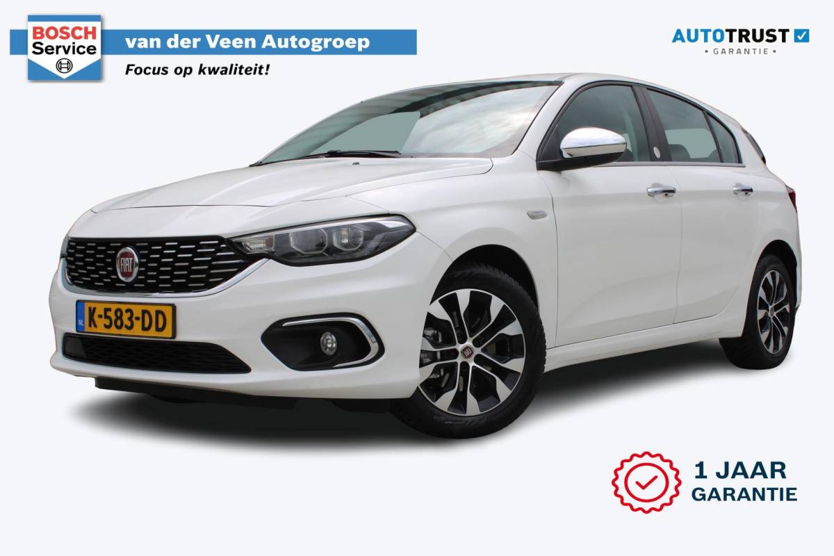 Fiat Tipo Fiat Tipo 1.4 Mirror | Incl. 12 maanden garantie | Cruise control | Airco | Trekhaak | DAB radio | navigatie | Bluetooth | Parkeercamera |
