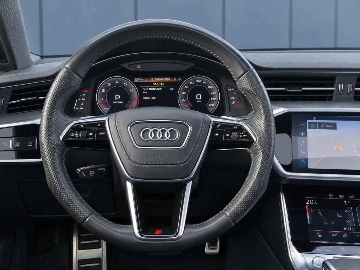 Audi A7 Audi A7 Sportback 55 TFSI quattro Pro Line S | Incl. 12 maanden garantie | Schuif/kantel panorama dak | 360° camera | Head-up display | Wegklapbare trekhaak | Matrix koplampen | Soft close | Memory zetels | Dode hoek detectie | Elektrische achterklep | Bowers & Wilkens | Standkachel |