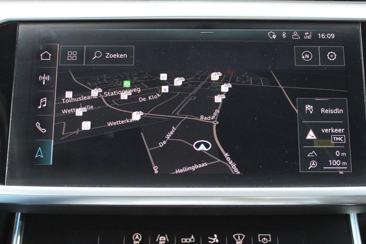 Audi A7 Audi A7 Sportback 55 TFSI quattro Pro Line S | Incl. 12 maanden garantie | Schuif/kantel panorama dak | 360° camera | Head-up display | Wegklapbare trekhaak | Matrix koplampen | Soft close | Memory zetels | Dode hoek detectie | Elektrische achterklep | Bowers & Wilkens | Standkachel |