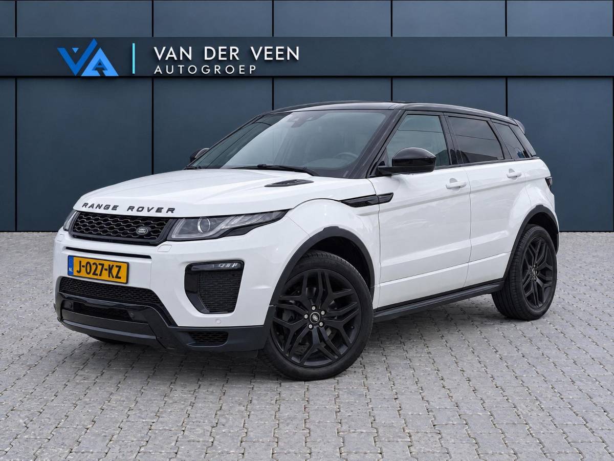 Land Rover Range Rover Evoque Land Rover Range Rover Evoque 2.0 TD4 Autobiography | Incl. 12 maanden garantie | Black Exterior Pack | Meridian Sound system | Elektrische kofferklep | Navigatie | Apple Carplay | Geheugenstoelen | Stoel + stuurverwarming | Dodehoek detectie | Achteruitrijcamera |