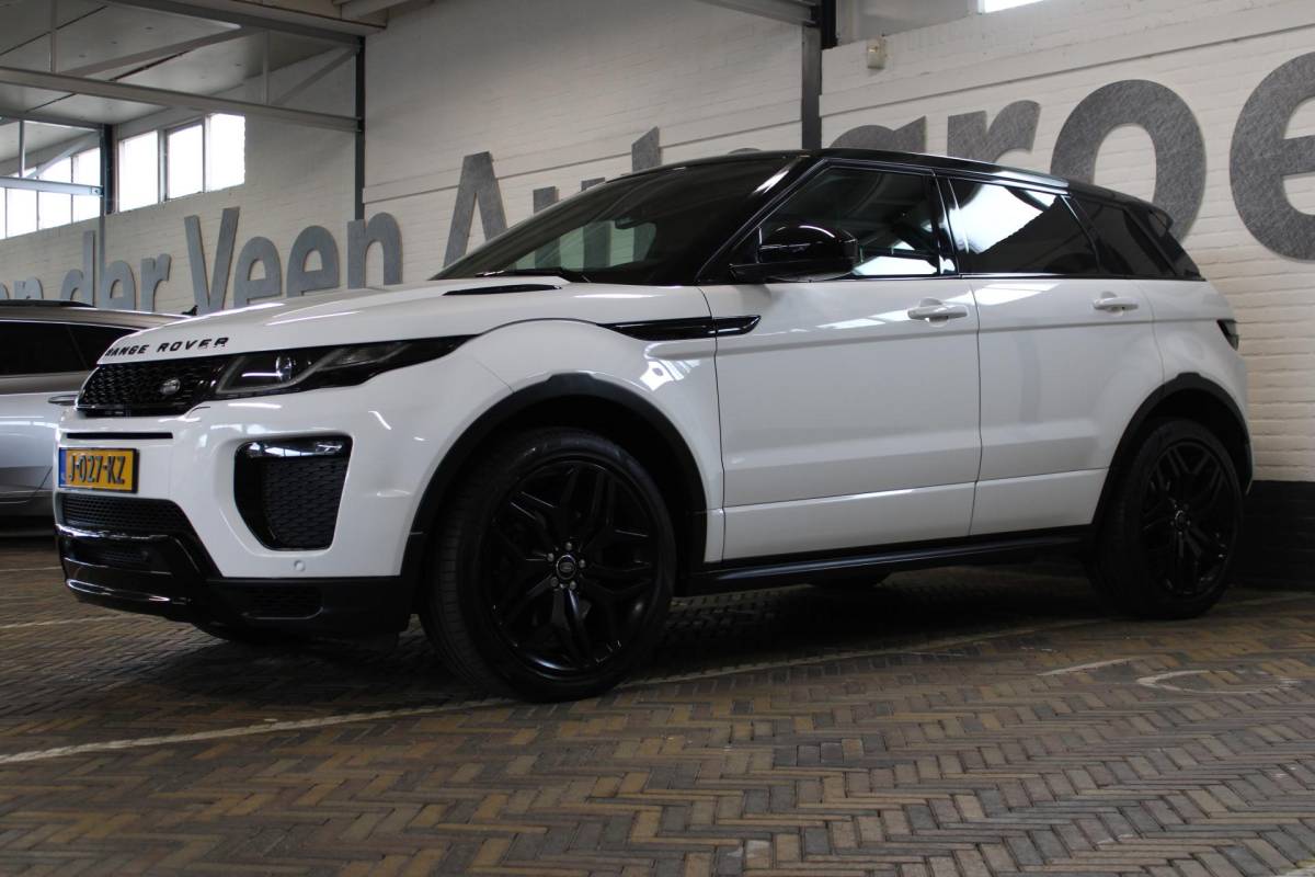 Land Rover Range Rover Evoque Land Rover Range Rover Evoque 2.0 TD4 Autobiography | Incl. 12 maanden garantie | Black Exterior Pack | Meridian Sound system | Elektrische kofferklep | Navigatie | Apple Carplay | Geheugenstoelen | Stoel + stuurverwarming | Dodehoek detectie | Achteruitrijcamera |