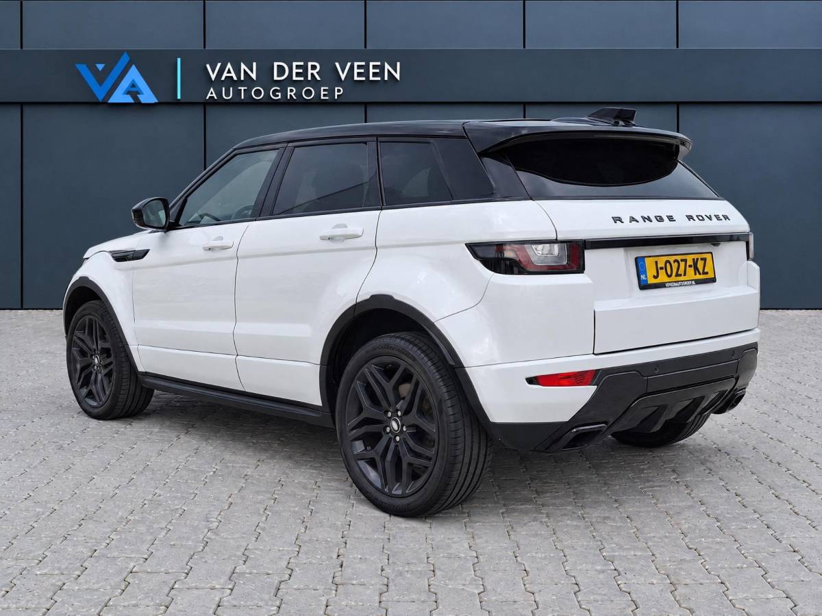 Land Rover Range Rover Evoque Land Rover Range Rover Evoque 2.0 TD4 Autobiography | Incl. 12 maanden garantie | Black Exterior Pack | Meridian Sound system | Elektrische kofferklep | Navigatie | Apple Carplay | Geheugenstoelen | Stoel + stuurverwarming | Dodehoek detectie | Achteruitrijcamera |