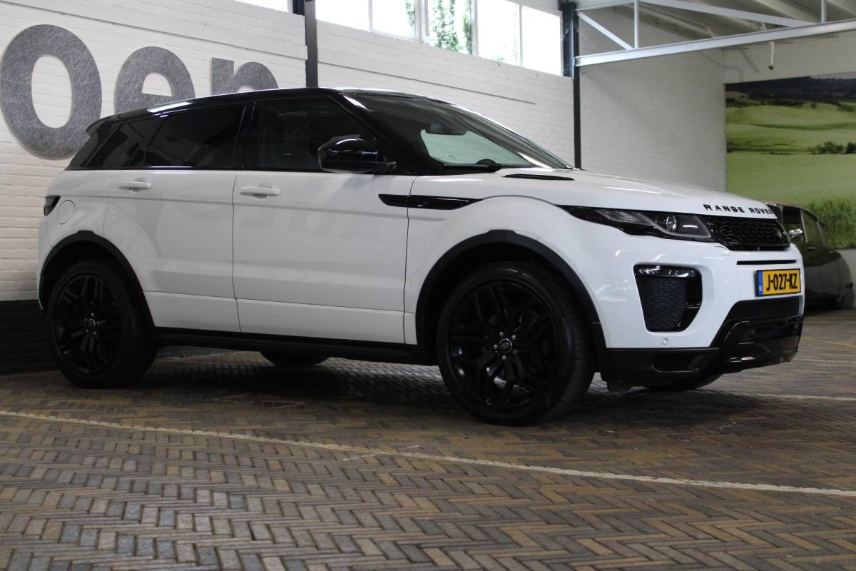Land Rover Range Rover Evoque Land Rover Range Rover Evoque 2.0 TD4 Autobiography | Incl. 12 maanden garantie | Black Exterior Pack | Meridian Sound system | Elektrische kofferklep | Navigatie | Apple Carplay | Geheugenstoelen | Stoel + stuurverwarming | Dodehoek detectie | Achteruitrijcamera |