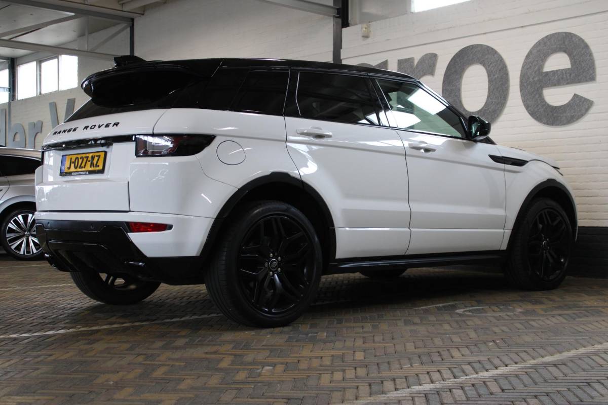Land Rover Range Rover Evoque Land Rover Range Rover Evoque 2.0 TD4 Autobiography | Incl. 12 maanden garantie | Black Exterior Pack | Meridian Sound system | Elektrische kofferklep | Navigatie | Apple Carplay | Geheugenstoelen | Stoel + stuurverwarming | Dodehoek detectie | Achteruitrijcamera |