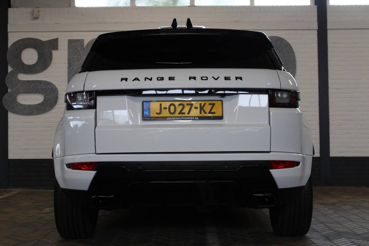 Land Rover Range Rover Evoque Land Rover Range Rover Evoque 2.0 TD4 Autobiography | Incl. 12 maanden garantie | Black Exterior Pack | Meridian Sound system | Elektrische kofferklep | Navigatie | Apple Carplay | Geheugenstoelen | Stoel + stuurverwarming | Dodehoek detectie | Achteruitrijcamera |
