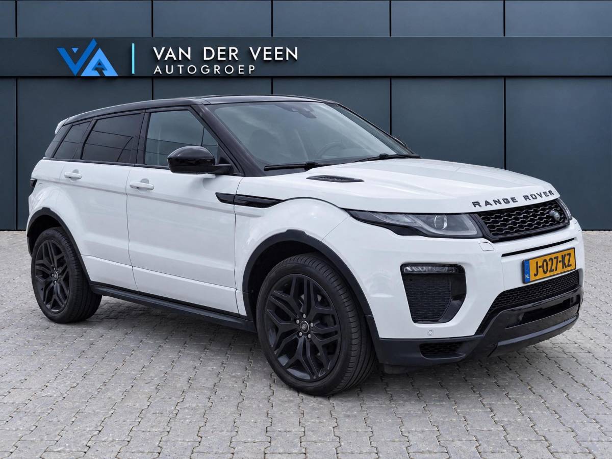 Land Rover Range Rover Evoque Land Rover Range Rover Evoque 2.0 TD4 Autobiography | Incl. 12 maanden garantie | Black Exterior Pack | Meridian Sound system | Elektrische kofferklep | Navigatie | Apple Carplay | Geheugenstoelen | Stoel + stuurverwarming | Dodehoek detectie | Achteruitrijcamera |