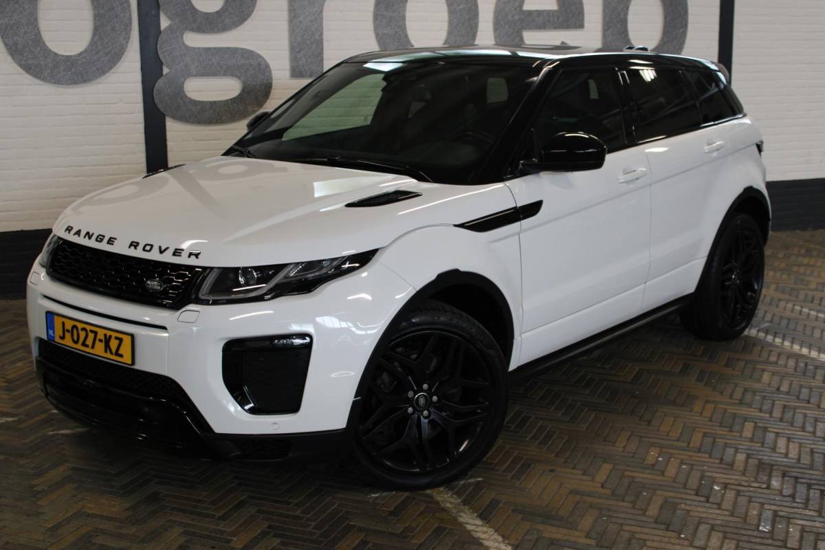 Land Rover Range Rover Evoque Land Rover Range Rover Evoque 2.0 TD4 Autobiography | Incl. 12 maanden garantie | Black Exterior Pack | Meridian Sound system | Elektrische kofferklep | Navigatie | Apple Carplay | Geheugenstoelen | Stoel + stuurverwarming | Dodehoek detectie | Achteruitrijcamera |