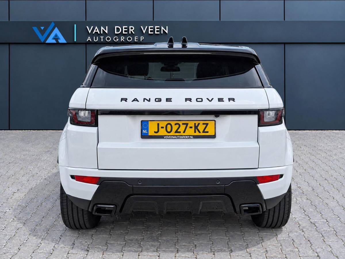 Land Rover Range Rover Evoque Land Rover Range Rover Evoque 2.0 TD4 Autobiography | Incl. 12 maanden garantie | Black Exterior Pack | Meridian Sound system | Elektrische kofferklep | Navigatie | Apple Carplay | Geheugenstoelen | Stoel + stuurverwarming | Dodehoek detectie | Achteruitrijcamera |