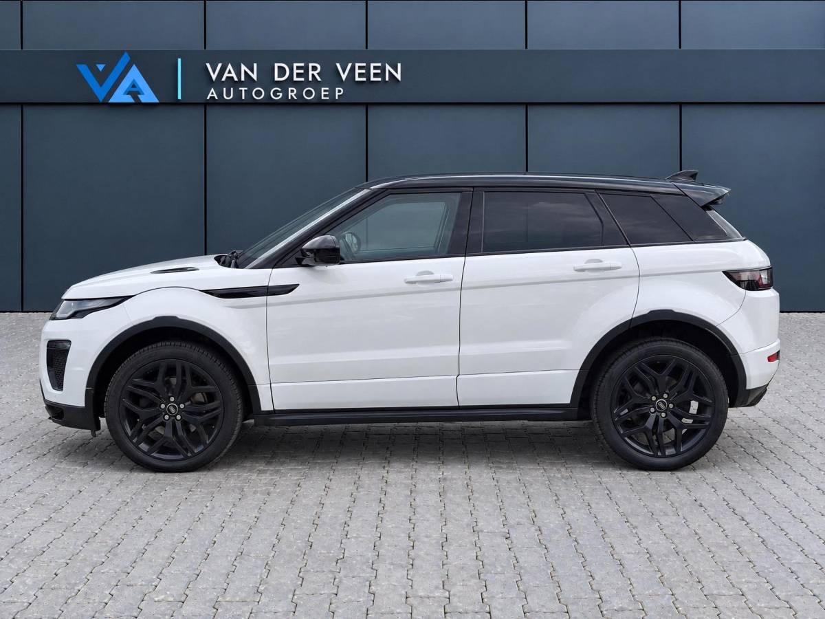 Land Rover Range Rover Evoque Land Rover Range Rover Evoque 2.0 TD4 Autobiography | Incl. 12 maanden garantie | Black Exterior Pack | Meridian Sound system | Elektrische kofferklep | Navigatie | Apple Carplay | Geheugenstoelen | Stoel + stuurverwarming | Dodehoek detectie | Achteruitrijcamera |