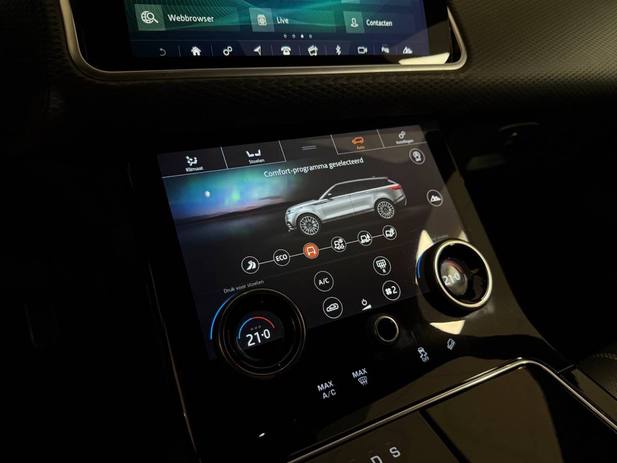 Land Rover Range Rover Velar Land Rover Range Rover Velar 2.0 P250 Turbo AWD R-Dynamic HSE *Stuur/Stoelverw.* Carplay|Meridian|Memory|Camera|Full-Black