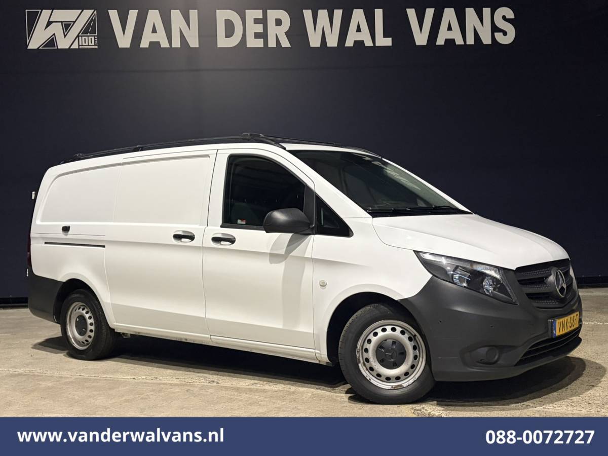 Mercedes-Benz Vito Mercedes-Benz Vito 116 CDI 164pk L2H1 Euro6 Airco | Dakdragers | Cruisecontrol | Parkeersensoren Stoelverwarming, Bijrijdersbank