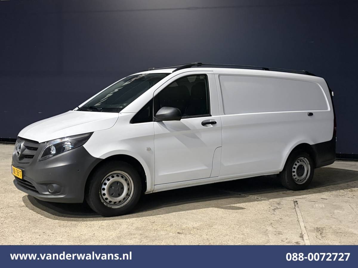 Mercedes-Benz Vito Mercedes-Benz Vito 116 CDI 164pk L2H1 Euro6 Airco | Dakdragers | Cruisecontrol | Parkeersensoren Stoelverwarming, Bijrijdersbank