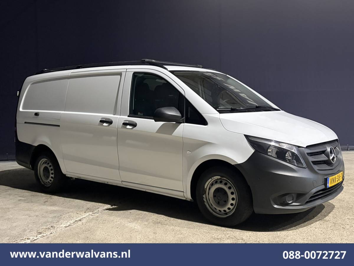 Mercedes-Benz Vito Mercedes-Benz Vito 116 CDI 164pk L2H1 Euro6 Airco | Dakdragers | Cruisecontrol | Parkeersensoren Stoelverwarming, Bijrijdersbank