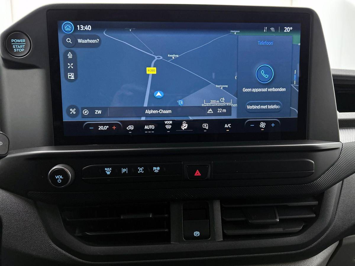 Ford Transit Custom Ford Transit Custom 300 2.0 TDCI L2H1 Trend Nieuw Model Trekhaak Navigatie Apple CarPlay Android Auto Camera Parkeerhulp Adaptive Cruise Control Full Led Climate Control Lichtmetalen velgen