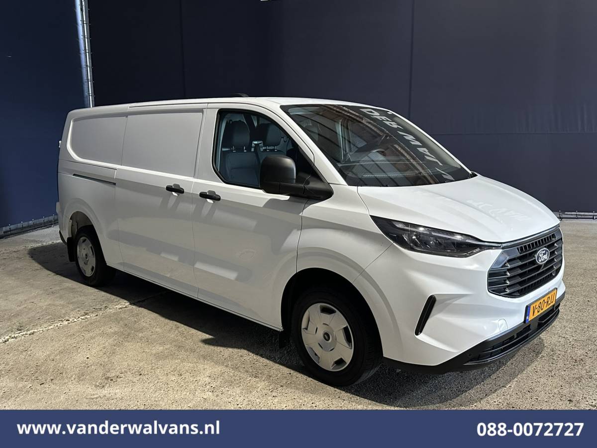 Ford Transit Custom Ford Transit Custom 2.0 TDCI 136pk L2H1 Euro6 Airco | Camera | LED | Apple Carplay | Cruisecontrol Android Auto, Verwarmde voorruit, Parkeersensoren, Bijrijdersbank, 2740kg trekvermogen