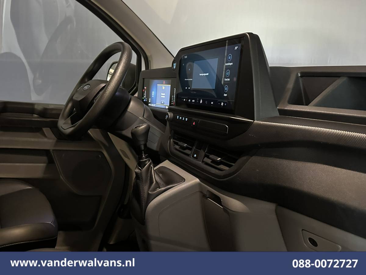 Ford Transit Custom Ford Transit Custom 2.0 TDCI 136pk L2H1 Euro6 Airco | Leder | Camera | LED | Apple Carplay | Cruisecontrol Android Auto, Verwarmde voorruit, Parkeersensoren, Bijrijdersbank, 2740kg trekvermogen
